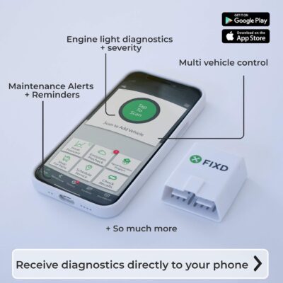 FIXD Bluetooth OBD2 Scanner